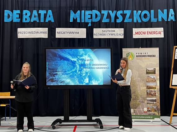 Jagiellończycy na Międzyszkolnej Debacie Ekologicznej „Mocni energią…”