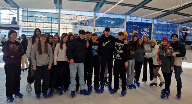 Wizyta pierwszoklasistów w lubelskiej „Icemanii” -  sezon łyżwiarski rozpoczęty! 