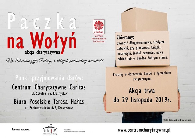 I LO potrzebującym - Paczka na Wołyń 
